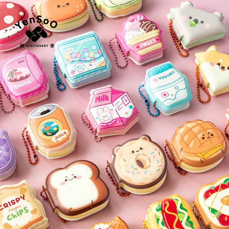 妍舍游戏机造型便签本子便携随身异形可黏贴留言本解压卡通豆豆本