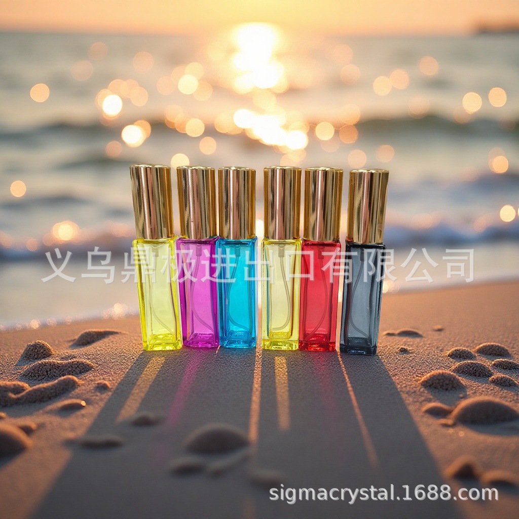 厂家供应FX111-9ML圆柱香水分装10ML 现货  玻璃香水瓶