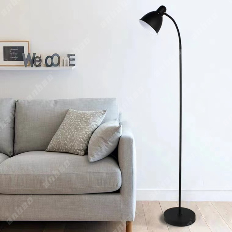 Read floor lamps, table lamps, living room, bedroom, bedside creative American retro decorative lamps, black study decorative lamps Specification image