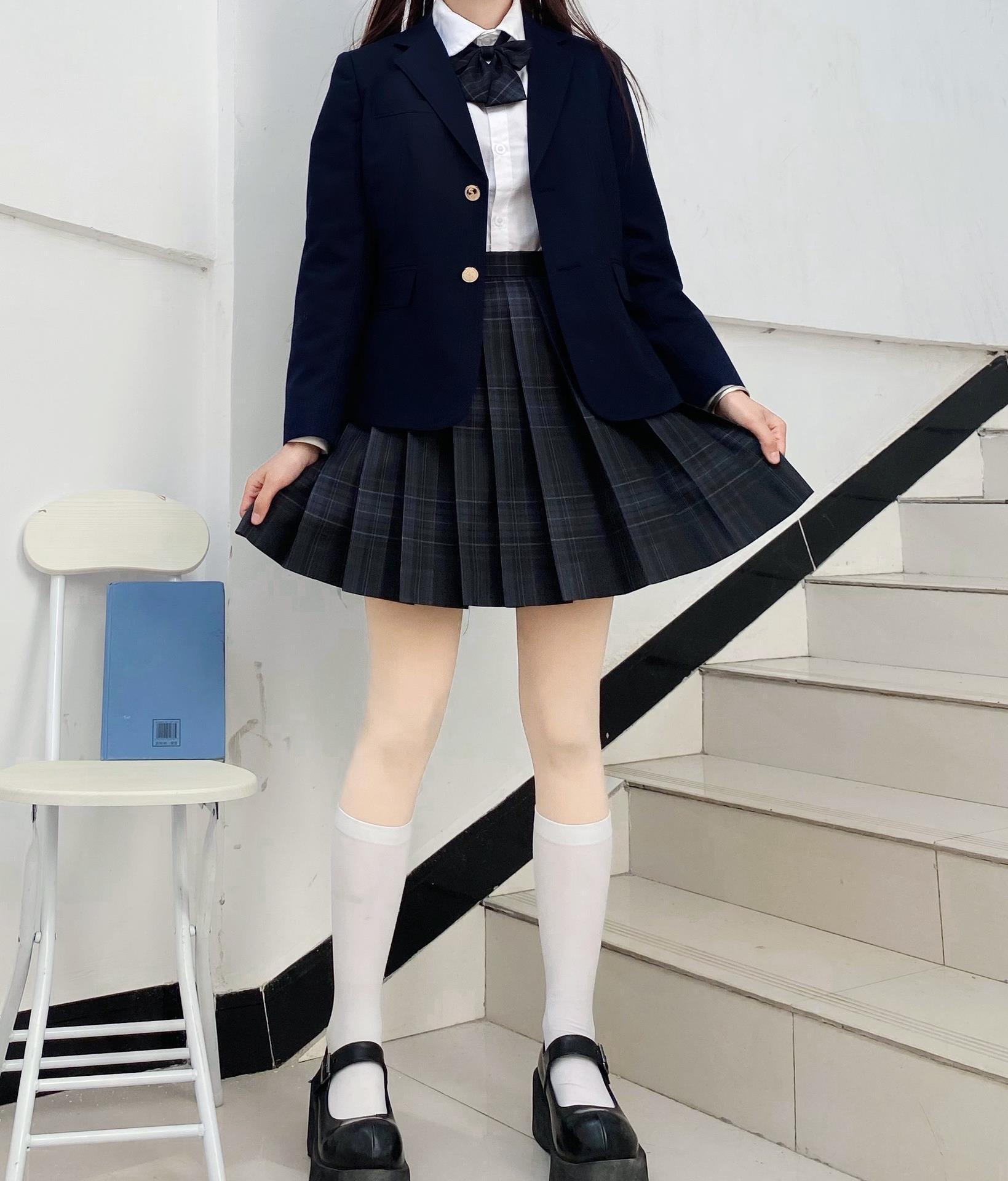 New fashionable British campus-style women's small suit jacket 2021 Spring and autumn collection, JK uniform Specification image