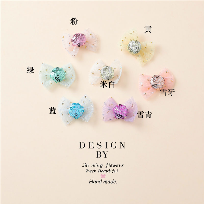 韩版蝴蝶结类/亮扣纱平结/服饰配件产品图