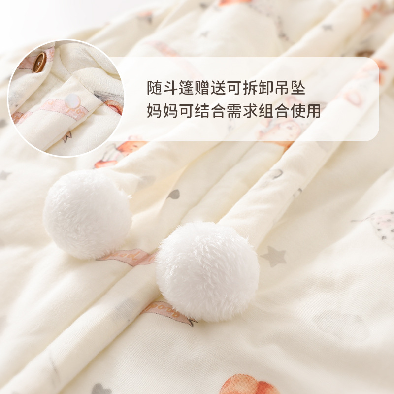 宝宝罩衣防水防污/儿童罩衣/婴儿服装/儿童围兜/罩衣儿童长袖卡通细节图