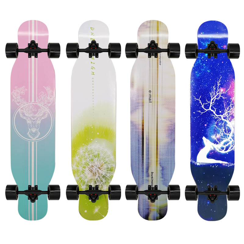 长板舞板42英寸双翘dancing滑板初学者跳舞板全能刷街男女生滑板