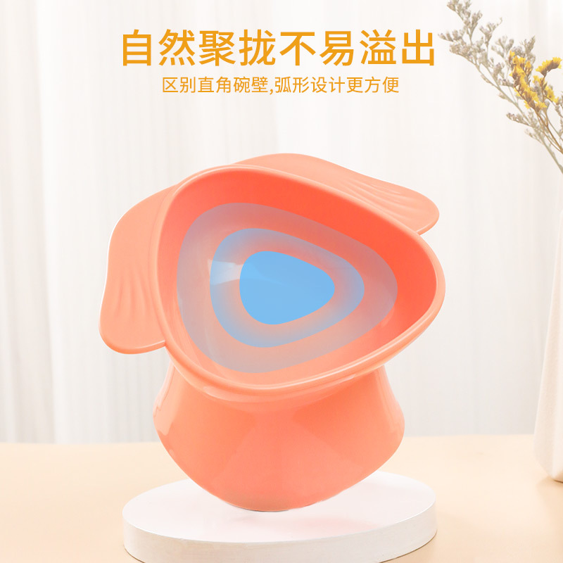 Original neck guard bowl, dog supplies, pet bowl, dog food bowl, cat drinking bowl, high-legged bowl, rice bowl