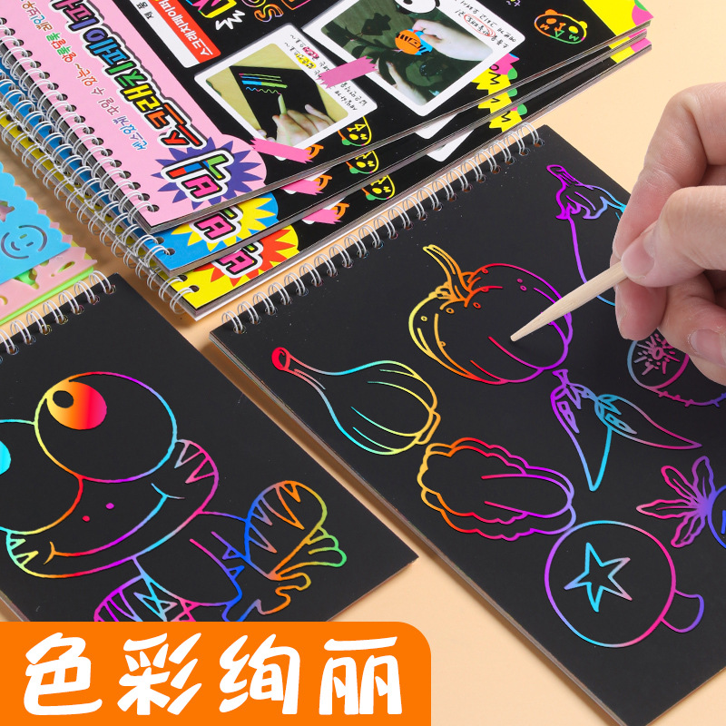 临摹纸/马克笔纸/刮画/毛笔毛边纸/笔记本日记本细节图