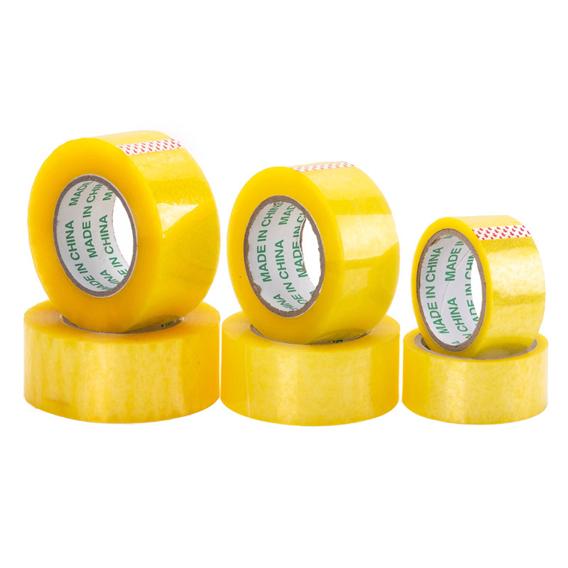 A Large Number Of Sealing Packaging Transparent Tape Wholesale Transparent Tape Paper Large Roll Beige Moving Express Packing Tape Whole Box Item Picture