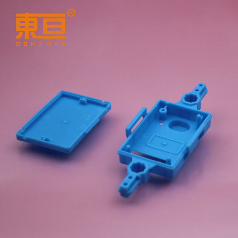 STH903518 Blue four-way box four-way receiving plate protective shell four-way octagonal protective shell small production parts Specification image