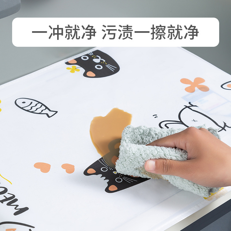 Microwave Oven Cover Oven Cover Towel Dust Cloth Peva Cotton Microwave Cover Oil Proof Dust Jacket Cloth Application Scenario
