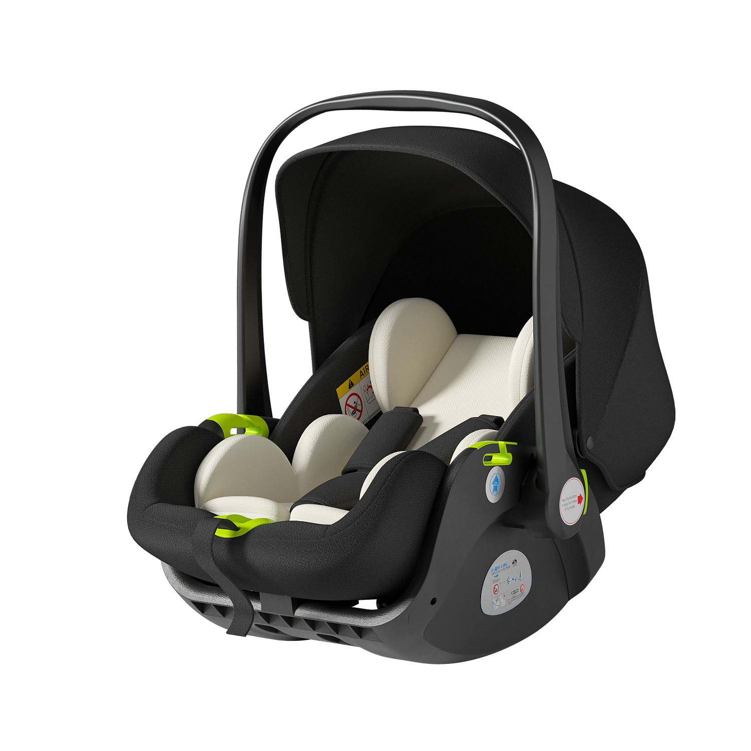 新生儿可调节安全车载提篮宝宝哄睡摇篮汽车婴儿安全座椅0-15个月详情图5