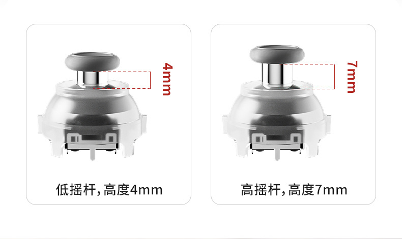 The Aojiashi K30 game controller features a dual-cut linear trigger lock with one-click switching, suitable for Switch PC controllers pic 8