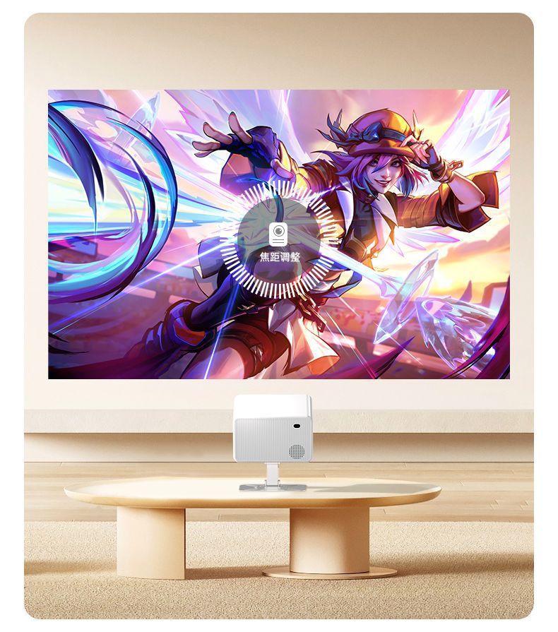 جهاز عرض الفيديو LeTV الذي يعمل على نطاق واسع على شاشة محمولة في دار عرض منزلي في فندق سكني مزود بتردد 5G فائق الارتفاع pic 18