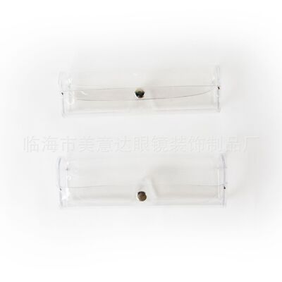 Transparent reading glasses reading glasses glasses case myopia flat glasses glasses case Item Picture