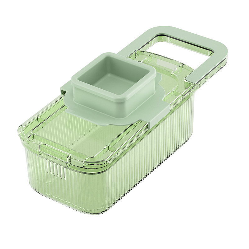 Vegetable Cutter Multi-Functional Transparent Shredder Household Kitchen Manual Fruit, Cucumber And Potato Slicing Grater Item Picture