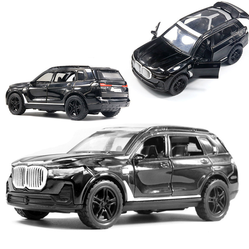 1:36 alloy car, off-road car, small car model, door-opening children's toy car, boy cake, street stall display item batch Item Picture