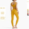 2021新款lulu裸感瑜伽服套装女运动跑步背心提臀紧身裤健身两件套图