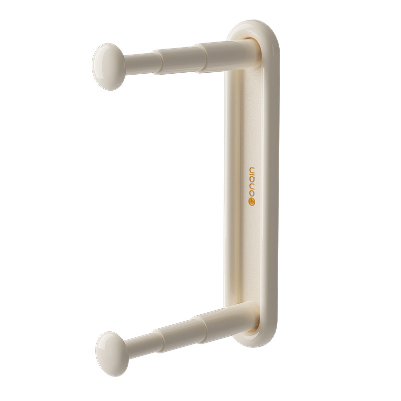 Simple traceless and perforation-free household hanger storage accessories wall-mounted retractable multi-functional hanger storage rack Item Picture