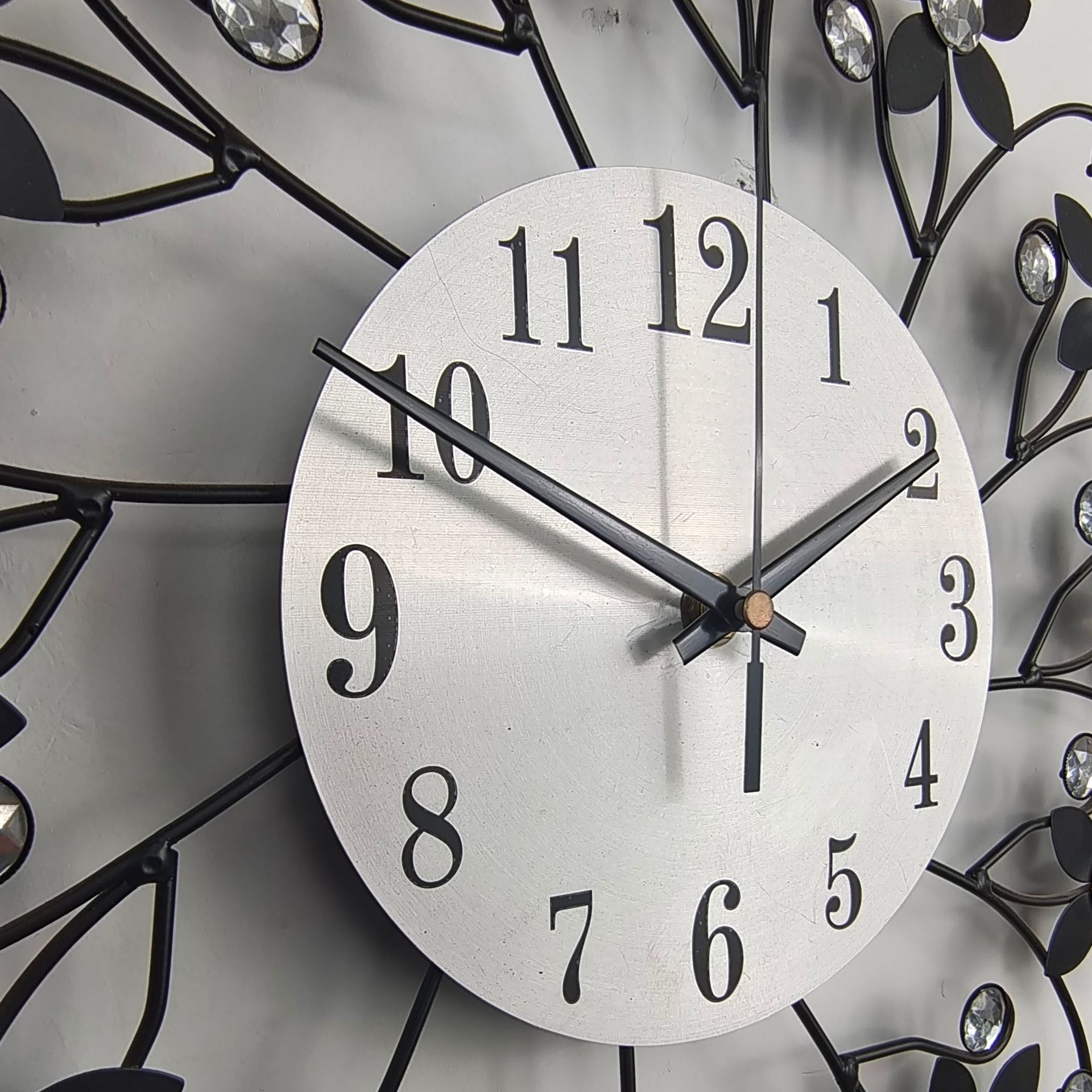 不锈钢挂钟/钟表/挂钟/LED墙钟/木钟产品图