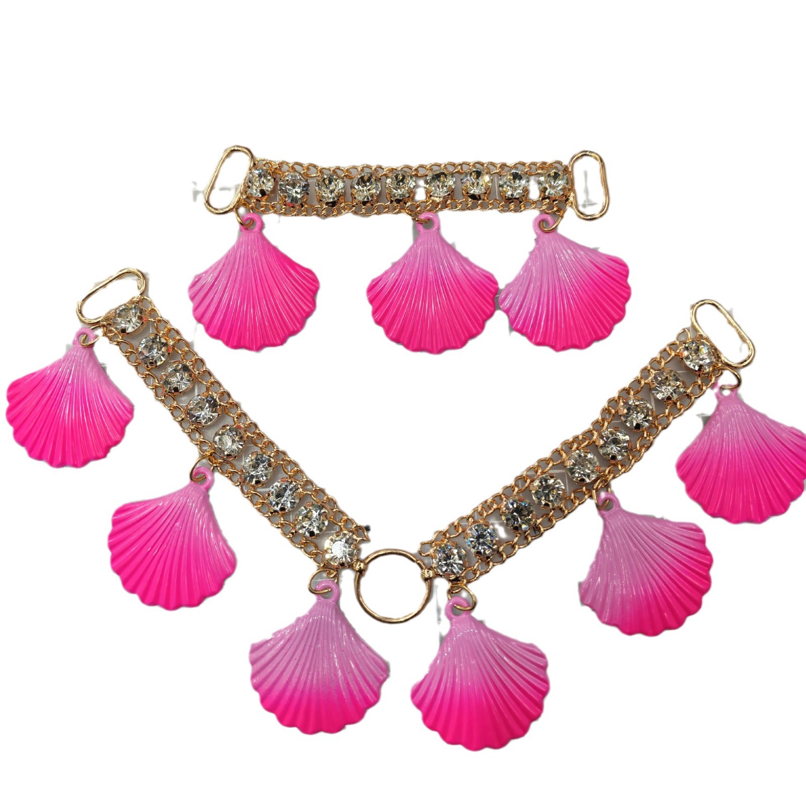 饰品扣头/布艺花朵配件/合金字母牌/孔雀羽毛/翻砂耳针白底实物图