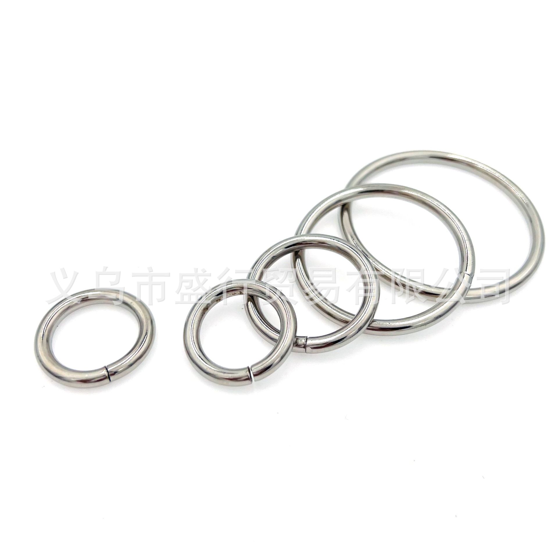 Manufacturers Straight Ring Buckle Metal Round Button Bags Women's Coat Clothes Decoration Buckle Hardware Accessories Circle Specification drawing