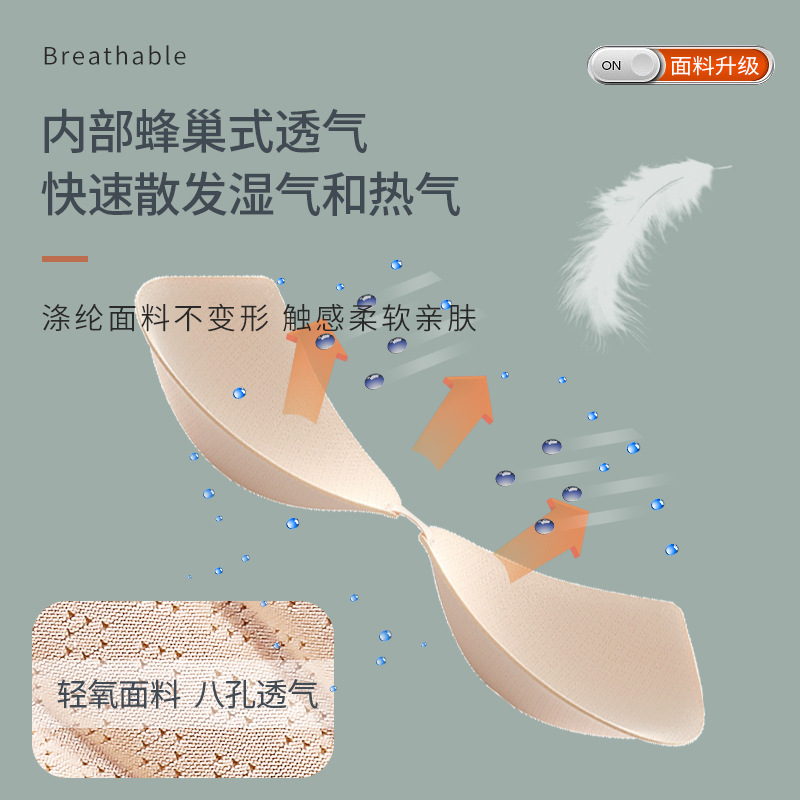 天然乳胶胸垫细节图