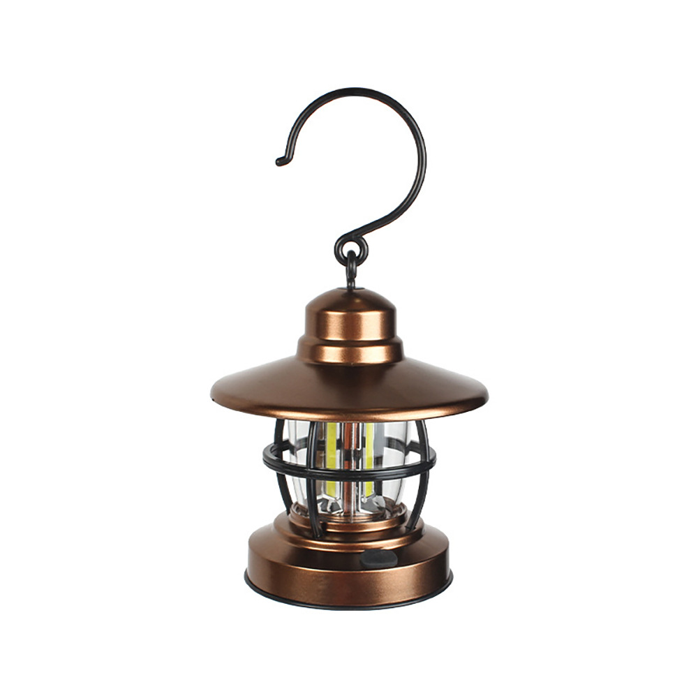 Direct sales from the manufacturer of LED retro camping tent lights, cross-border battery type camping portable emergency lights and outdoor lighting fixtures Item Picture
