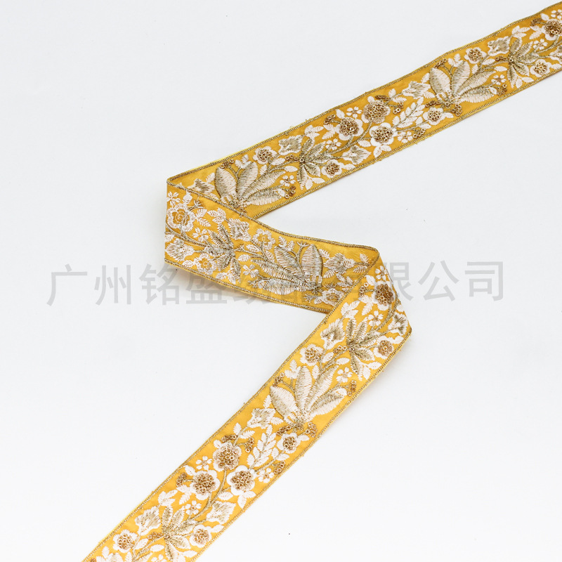 新品/金线花边民族细节图