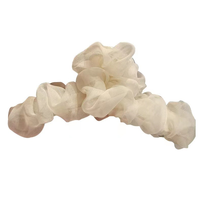 Temperament Fairy Gauze Grab Clip Female Large 2023 New Hair Clip Back Head Hair Amount More Shark Clip Advanced Sense Item Picture