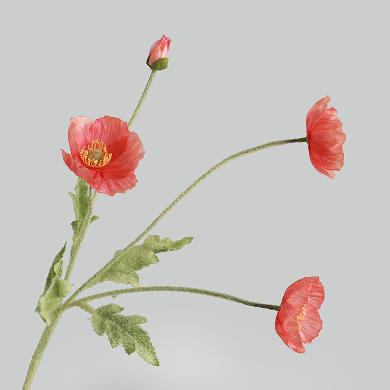 New Chinese Home Decoration Fake Flower Yumei Wedding Tabletop Decoration 4 Head Hair Application Scenario