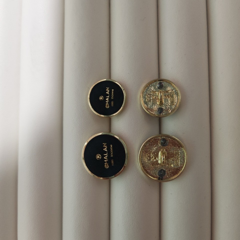 DEL-9700# flocked double-button Angora red chanel-style British style top and coat, hand-sewn for fashion details Picture