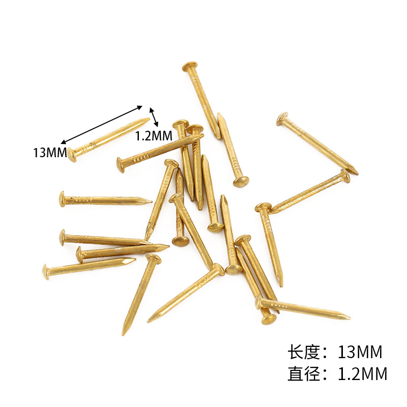 Antique nails, bronze, silver, small copper nails, iron nails, round nails, semi-round head nails, direct supply from the nail manufacturer Application Scenario