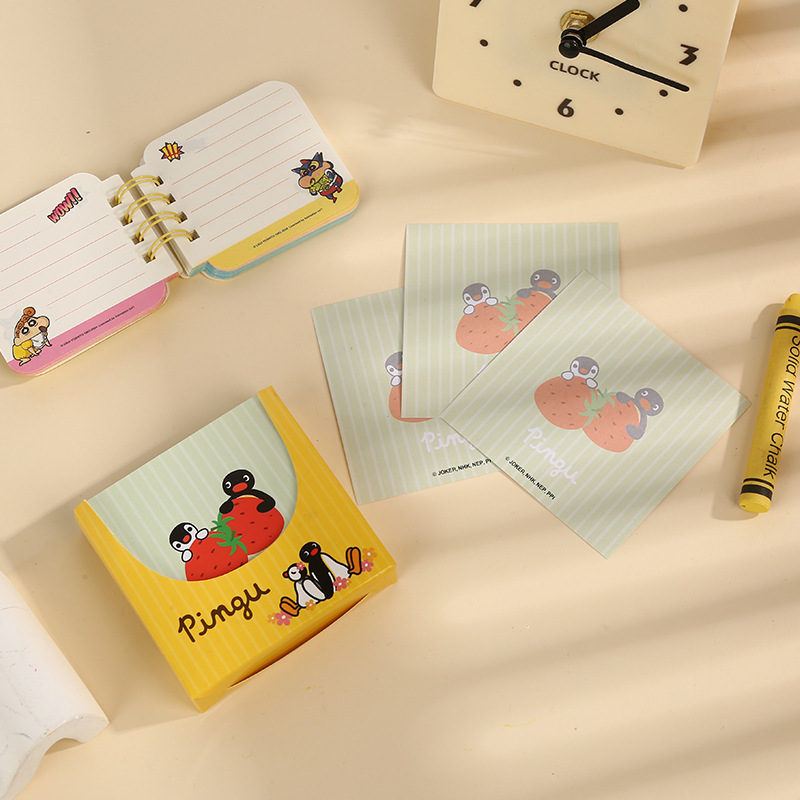 Cartoon notepad in stock, ins girls' heart tear-off sticky notes, creative student irregular note-taking sticky notes Application Scenario