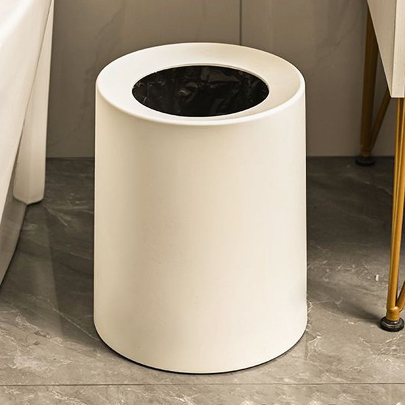 Nordic Trash Can Double Floor Household Simple Living Room Bedroom Kitchen Toilet Office Creative Toilet Round Cylinder