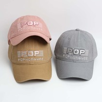 Family baseball cap Korean children's fashion letter embroidered sun hat preppy shade cap for boys and girls