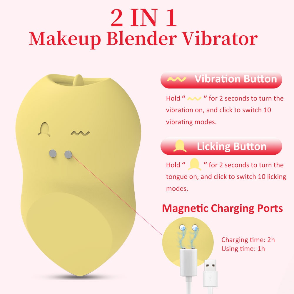 The beauty egg teasing and stimulating Mimi girl uses her tongue to lick and vibrate the Miao Chao sex toy Specification drawing