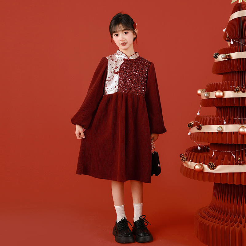 儿童连衣裙/童装童裙/打揽/裙子/裙子童装产品图