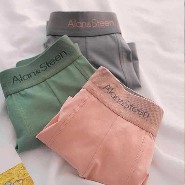 Men's underwear: Pure cotton, plus-size, 260 pounds, wearable, graphene antibacterial crotch, seamless, flat Angle men's underwear Specification image