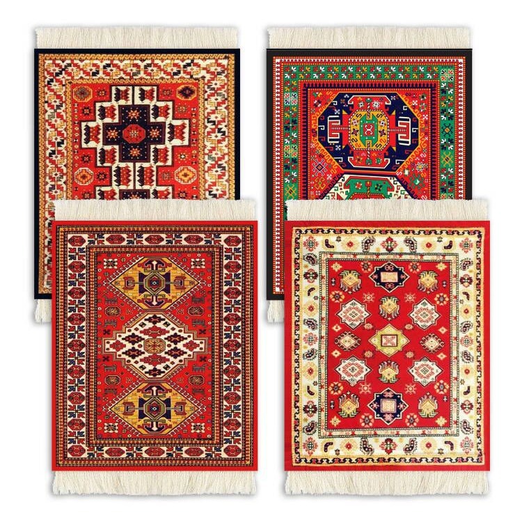 Customized cultural and creative gifts from the factory, exquisite and stylish Suge, Turkish ethnic style Persian carpet, custom-made mouse pads details Picture