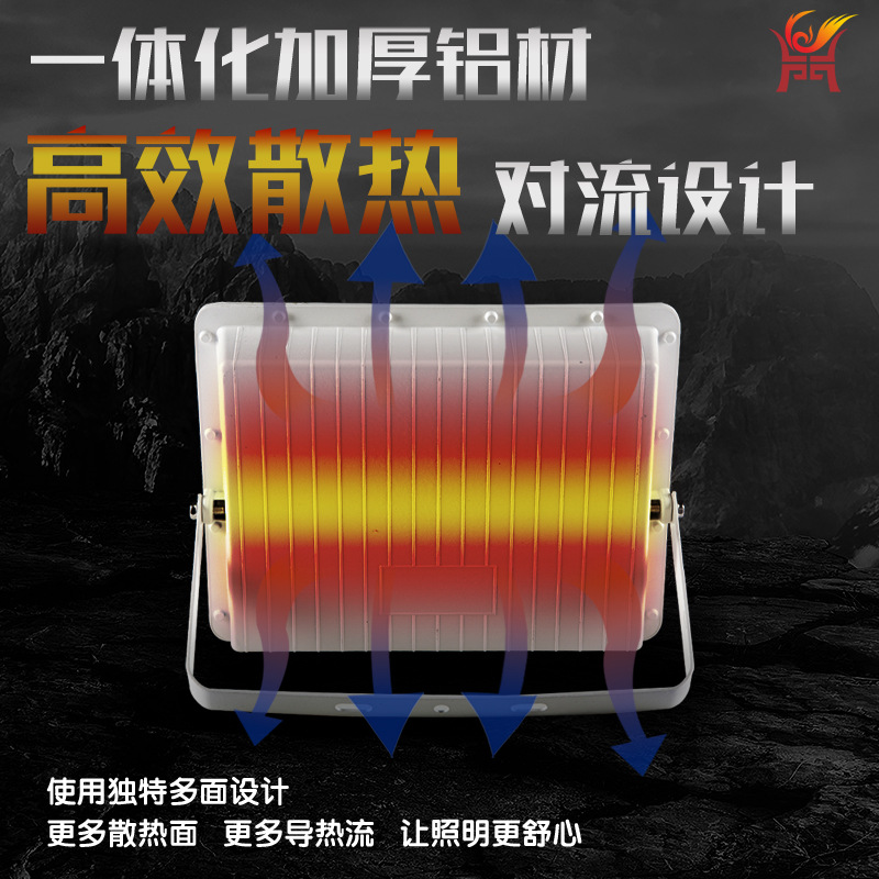 Solar Searchlight Outdoor Waterproof Garden Spotlight Light Control Waterproof Lighting High Brightness Solar Floodlight Application Scenario