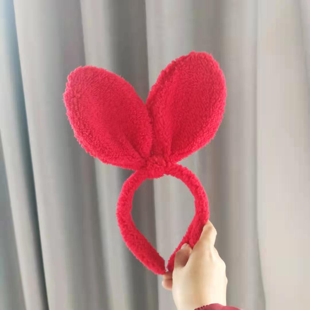 Cute Cartoon Plush Hair Hoop Head Buckle Net Red Woman Wash Her Face Specification drawing