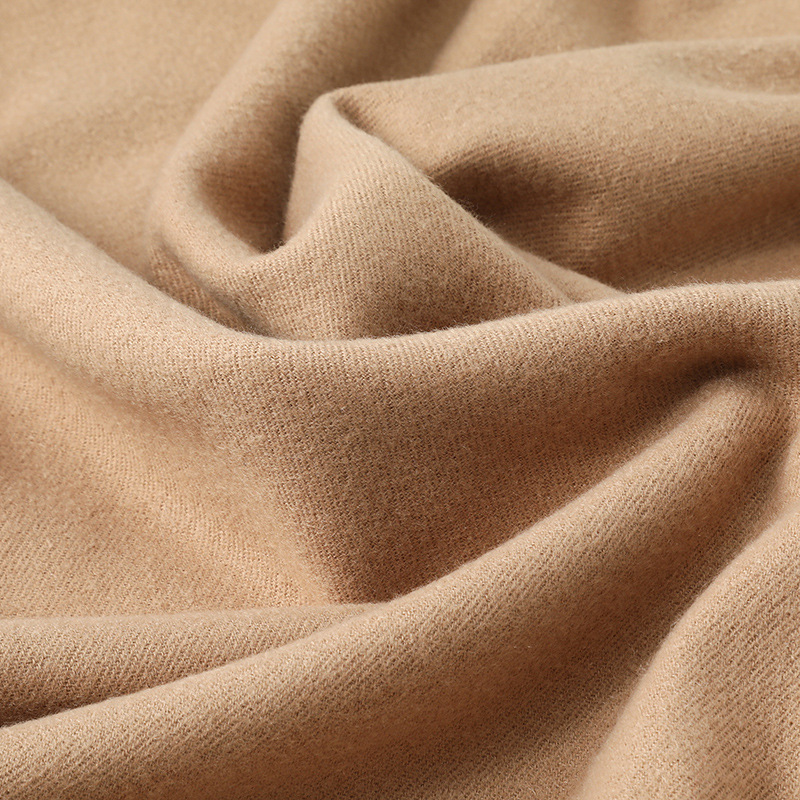 Girls Cute Imitation Cashmere Scarf Female Winter Warm Solid Color Large Rabbit Hair Ball 2024 New Scarf Shawl Wholesale details Picture