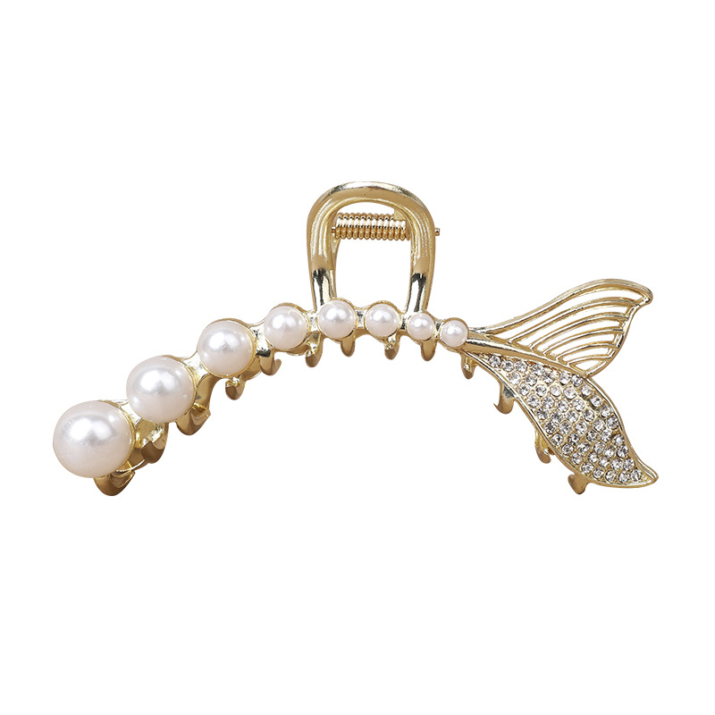 Metal Grab Clip Large Hair More Hair Clip One Yuan Batch Of Goods Stall Korean Fashion Pan Hair Card Batch Stall Sale Item Picture