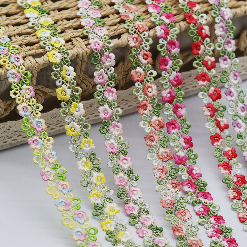 Water Soluble Lace Flower Lace Champagne Yellow Handmade Accessories Sunflower Clothing Accessories Bow Accessories
