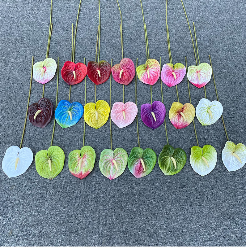 3d打印掌泰式掌火鹤掌仿真花婚庆路引插花假花宴会厅背景墙装饰详情1