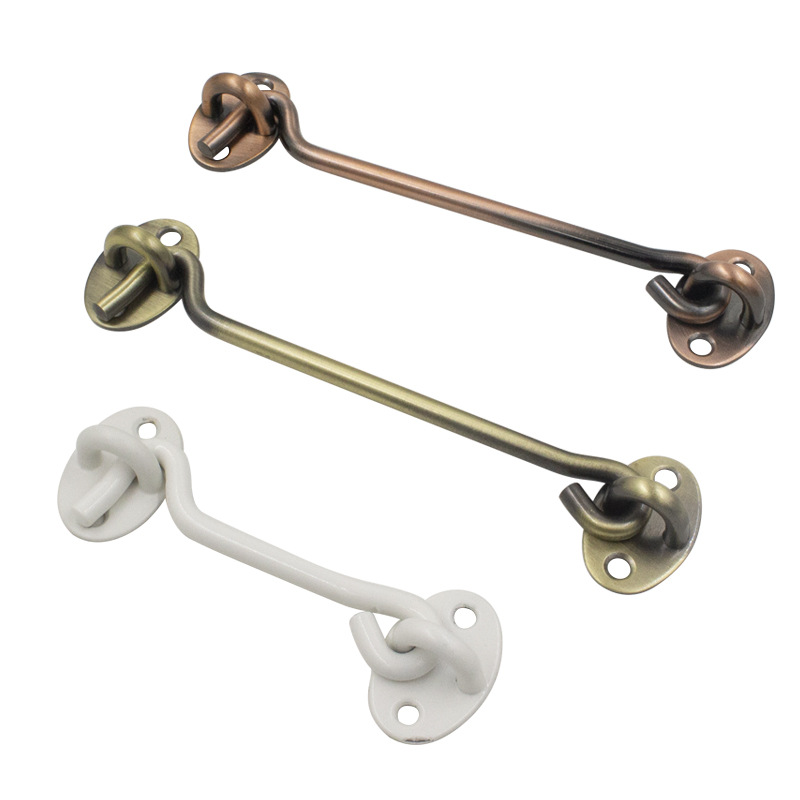 Antique-style Windows, old-fashioned pure copper windproof hooks, door and window buckle hooks, limiters, support accessories, wooden Windows, copper windproof hooks, window hooks Item Picture