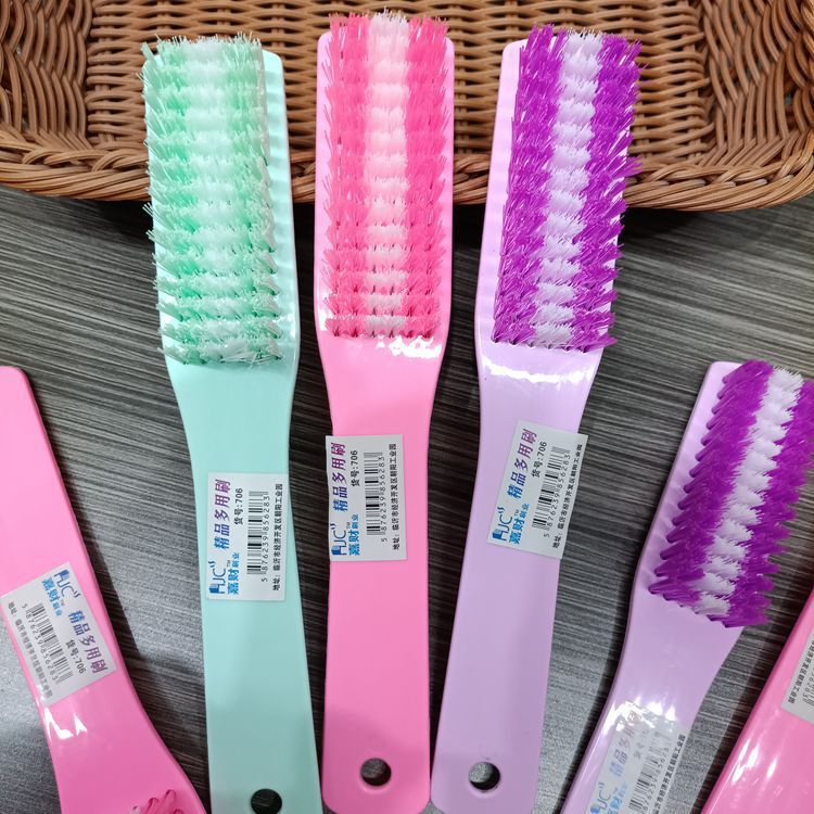 706 Long-handled shoe brush, extended plastic shoe brush, candy-colored laundry brush, cleaning brush, Yiwu, one or two yuan details Picture