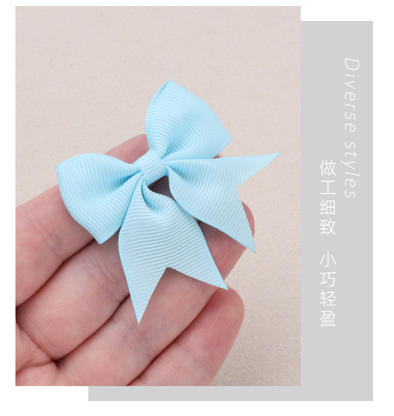 罗纹燕尾蝴蝶结跨境礼盒香水瓶装饰发饰百搭配件手工蝴蝶结辅料详情13