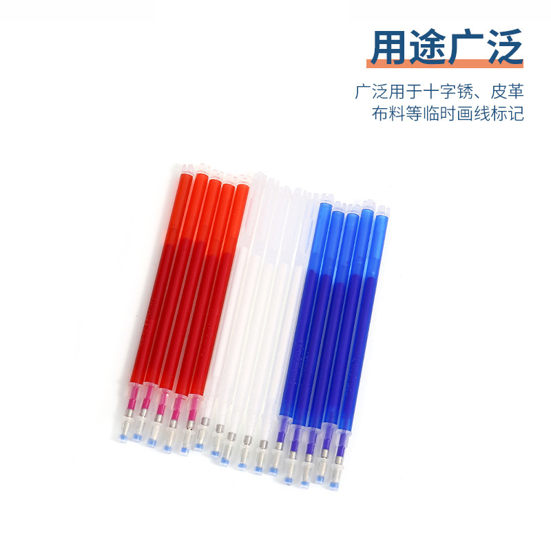 Wholesale high temperature apochromatic pen refill Tailor marking heat apochromatic pen Leather fabric textile positioning pen fading pen refill Application Scenario