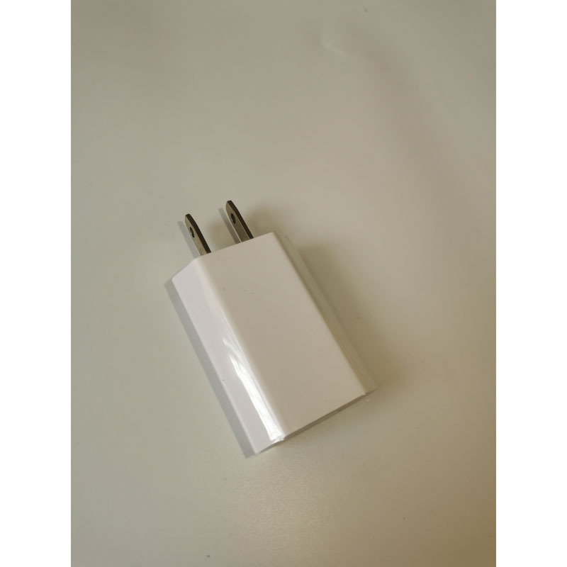 中性 4代黑白500MA 1A欧规美规充电头 四代扁平USB手机1A充电器