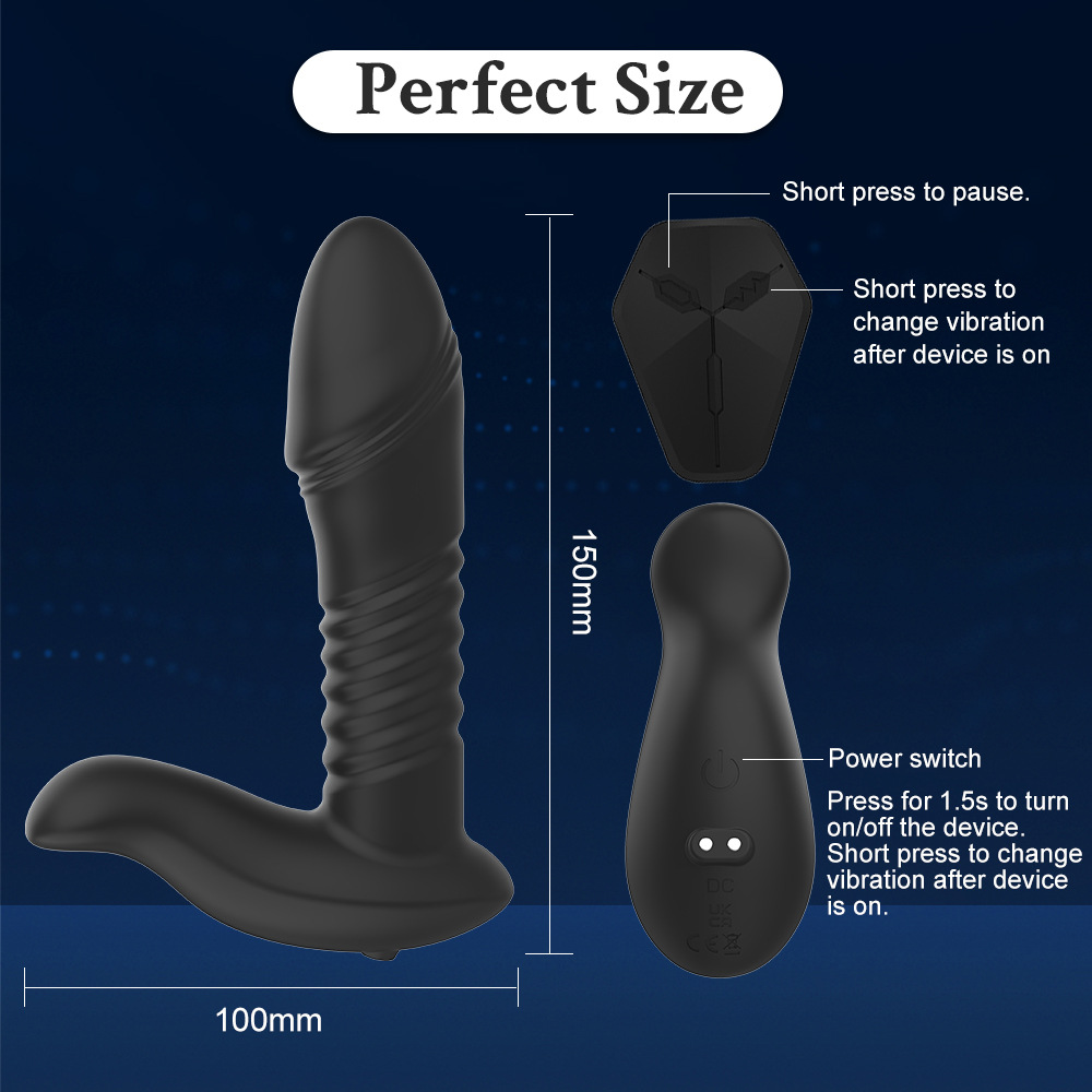 Fully rubber-coated stretchable prostate for women, men's massage device, magnetic charging silicone adult products Application Scenario
