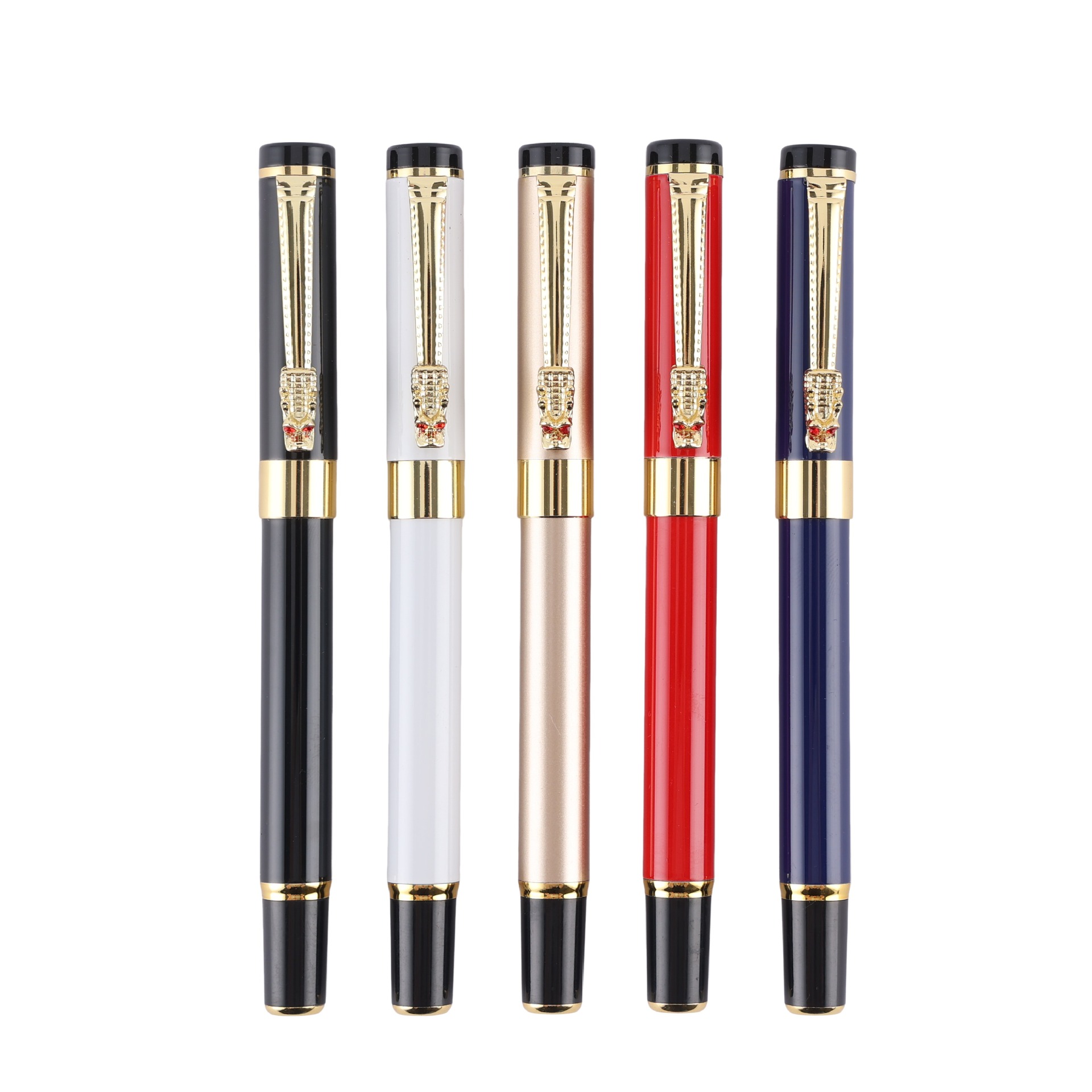 圆珠笔金属笔/圆珠笔/元珠笔/串珠笔/水性验钞笔白底实物图